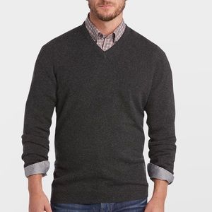 Joseph Abboud Merino Wool V-neck Sweater